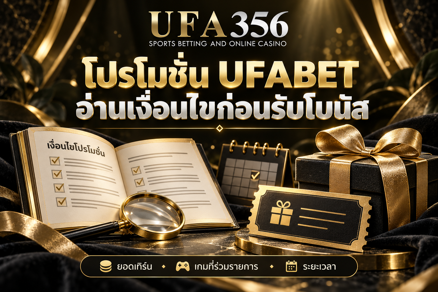 โปรโมชั่น UFABET อ่านเงื่อนไขก่อนรับโบนัส
